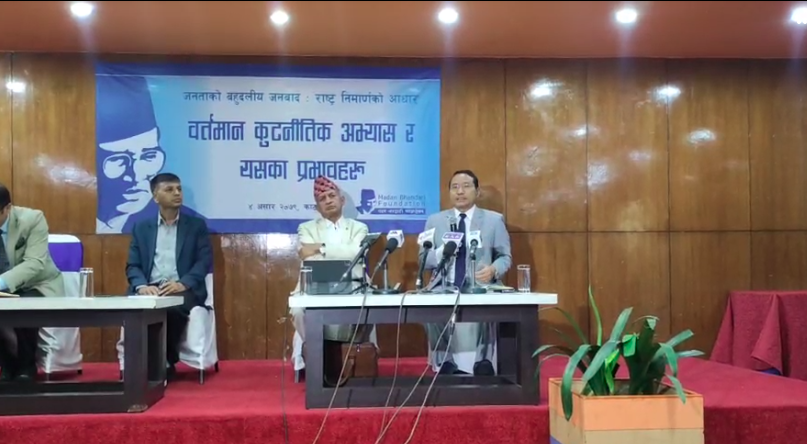 असंलग्न परराष्ट्र नीतिविपरीत एसपीपीलाई सेनाले पत्राचार गर्नु गलत : वर्षमान पुन